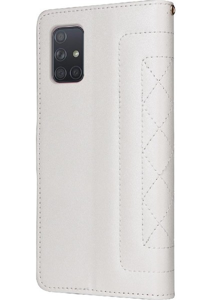 Samsung Galaxy A71 Için Flip Case Darbeye Basit Iş Cüzdan Kılıf (Yurt Dışından) fırsatları