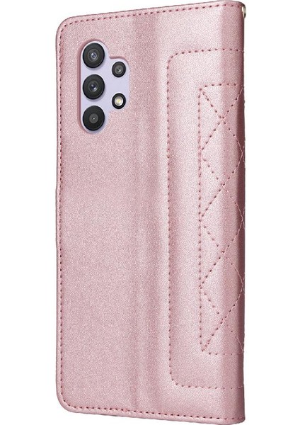 Samsung Galaxy A32 5g Için Flip Case Cüzdan Kapak Kapak Basit Iş (Yurt Dışından) modelleri