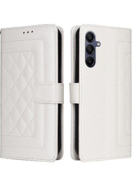 Samsung Galaxy A15 Için Flip Case 4g/5g Darbeye Basit Iş Deri (Yurt Dışından)