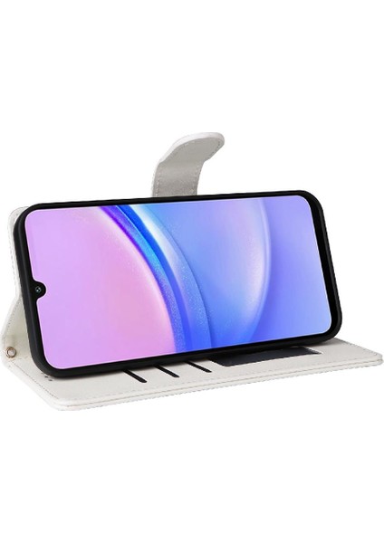 Samsung Galaxy A15 Için Flip Case 4g/5g Darbeye Basit Iş Deri (Yurt Dışından)