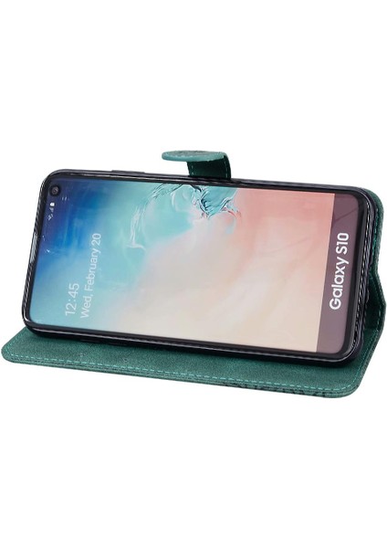 Samsung Galaxy S10 Flip Telefon Kılıfı Deri Cüzdan Kickstand (Yurt Dışından) fırsatları