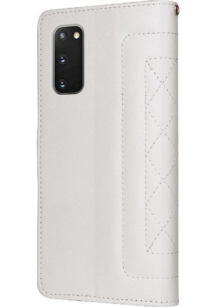 Samsung Galaxy S20 Için Flip Case Basit Iş Deri Kılıf Kapak Çevirin (Yurt Dışından) indirimleri