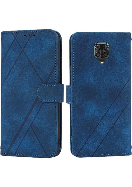 Xiaomi Redmi Not 10 Lite Için Pu Deri Kayış Kickstand Durumda Tam (Yurt Dışından)