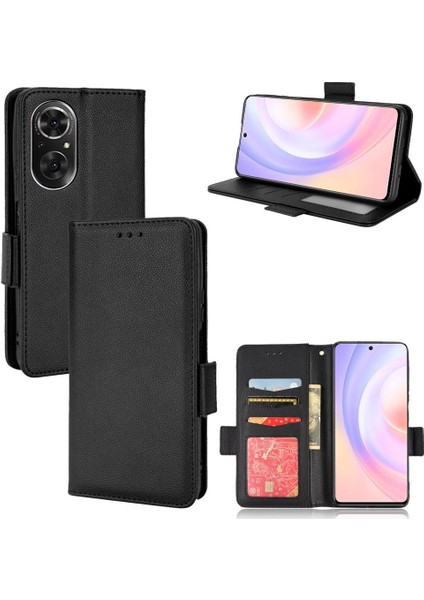 Huawei Nova 9 Se Cüzdan Manyetik Pu Deri Kart Yuvaları Tutucu (Yurt Dışından)