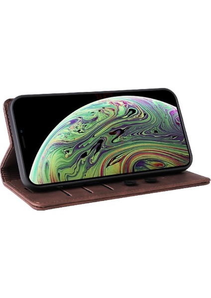 Iphone Xs Max Deri Kılıf Için Basit Iş Cüzdan Kapak Çevirin (Yurt Dışından) fırsatları