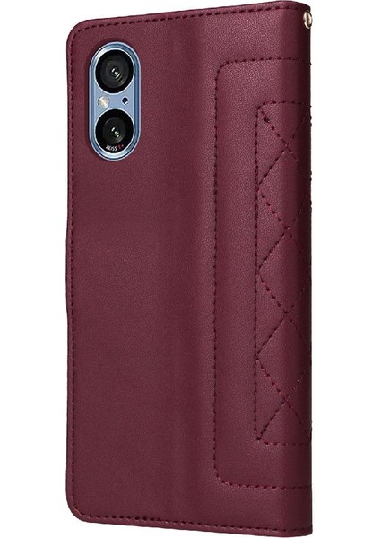 Sony Xperia 5 V Için Flip Case Basit Iş Darbeye Kapak Kılıfı (Yurt Dışından)