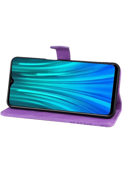 Xiaomi Redmi Not 8 Pro Flip Telefon Kılıfı Için Büyük Kelebek Kart ile (Yurt Dışından) fırsatları