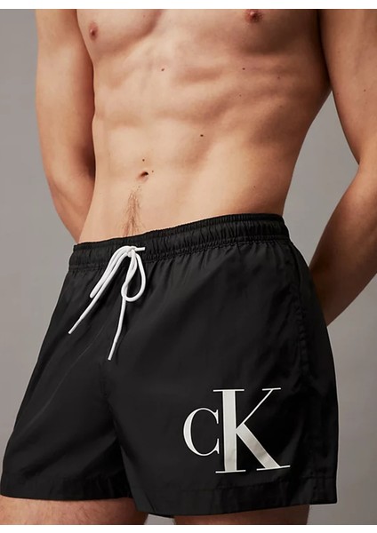 Calvin Klein Siyah Erkek Şort Mayo KM0KM01015BEH