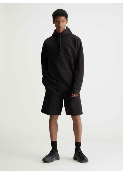 Normal Siyah Erkek Sweat Şort J30J325134BEH