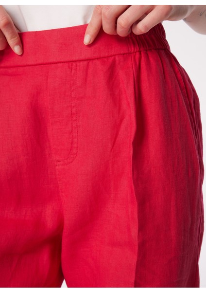 Lastikli Bel Normal Fuşya Kadın Pantolon 4Agh558X5 fırsatları