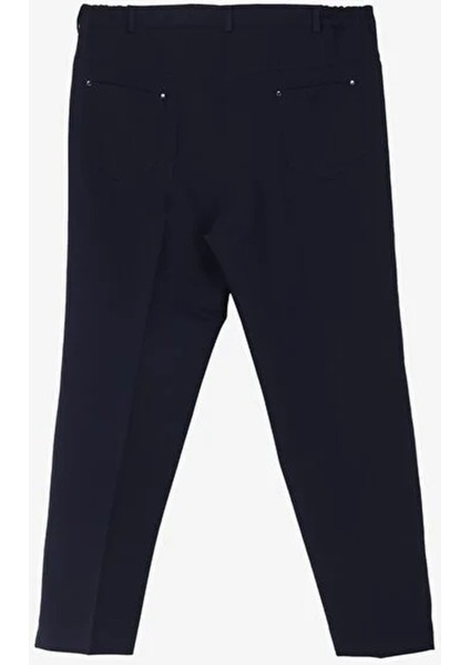 Normal Bel Normal Lacivert Kadın Pantolon 24Ysl5162-Bb