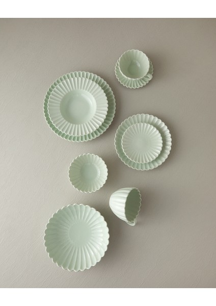 Fiore New Bone China Pasta Tabağı Mint