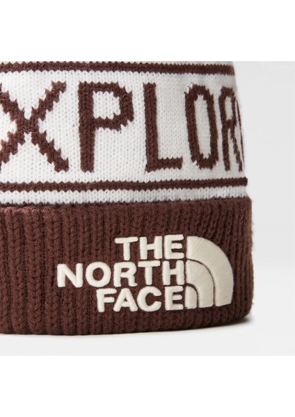 Retro TNF Pom Kahverengi Bere