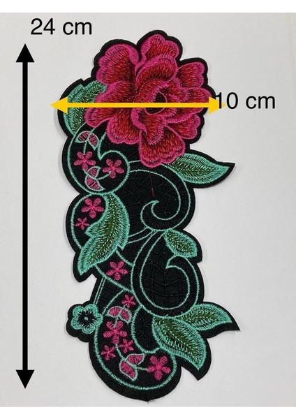 Gül Aplike / Nakış Gül Aplike / Yapıştırma Aplike fiyatları
