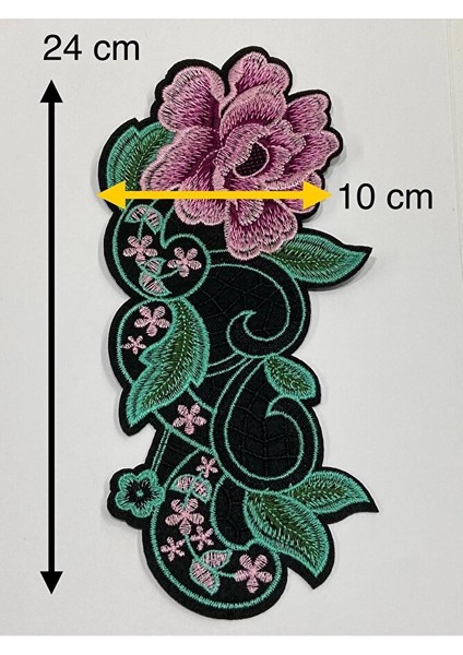 Gül Aplike / Nakış Gül Aplike / Yapıştırma Aplike fiyatları
