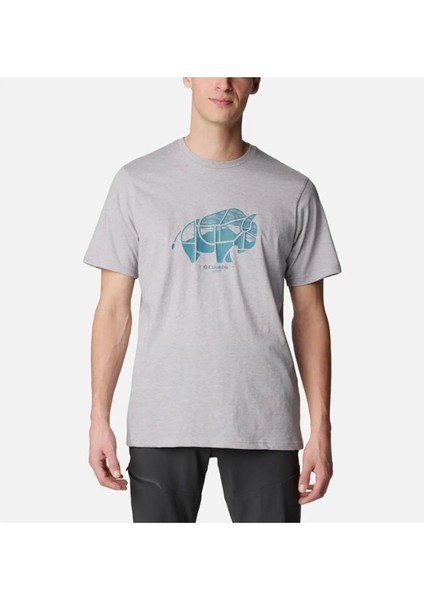 Csc M Range Roamer Outdoor Ss Tee PFG Gri Erkek T-Shirt