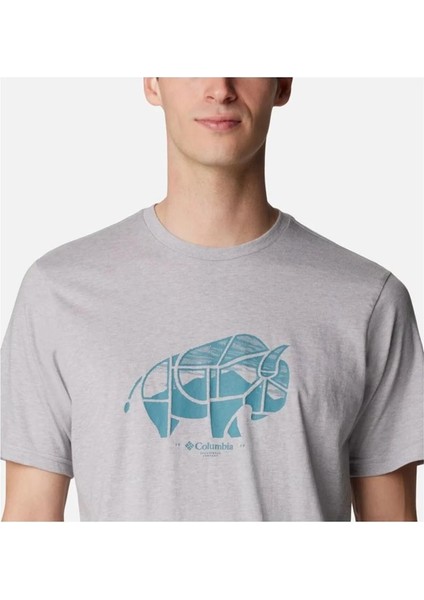 Csc M Range Roamer Outdoor Ss Tee PFG Gri Erkek T-Shirt