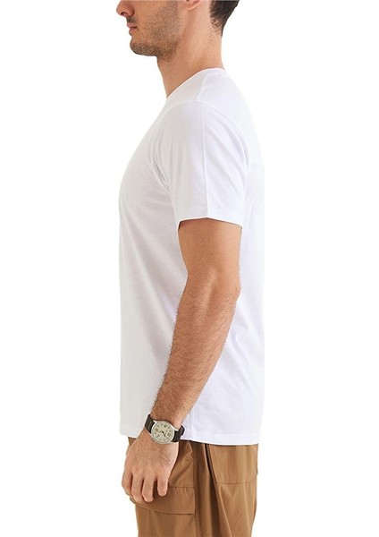 Csc M Bar Split Graphic Ss Tee Beyaz Erkek T-Shirt