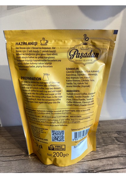 Osmanlı Kahvesi Kakuleli 200gr
