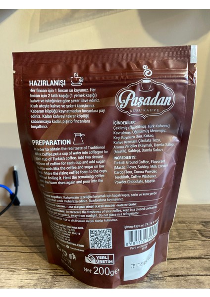 Dibek Kahvesi Damla Sakızlı 200gr