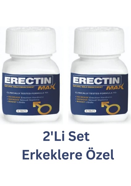 Erectin Max 30'Lu Tablets Erkeklere Özel Ürün 2 adet