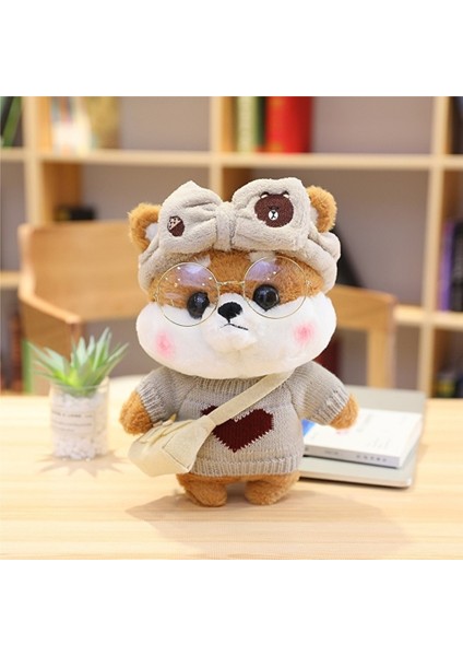 Shiba Inu Doll Sevimli Bebek Peluş Oyuncak (Yurt Dışından)