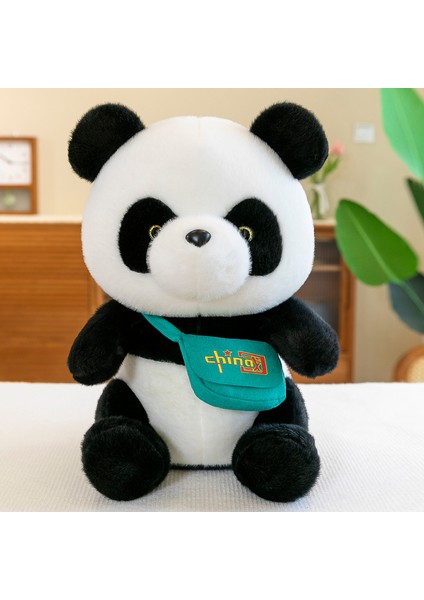 Oturan Panda Bebek Peluş Oyuncak Siyah Beyaz Panda Bebek (Yurt Dışından)