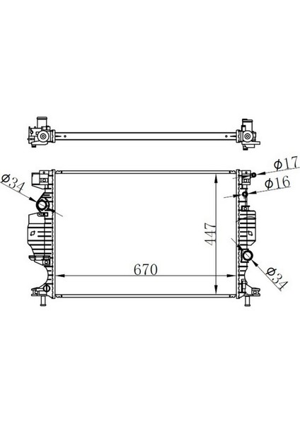 Motor Su Radyatoru Mondeo Iv 14 Galaxy Iii 18 S-Max 18 2.0 Tdci 1.5-2.0 Ecoboost 18051