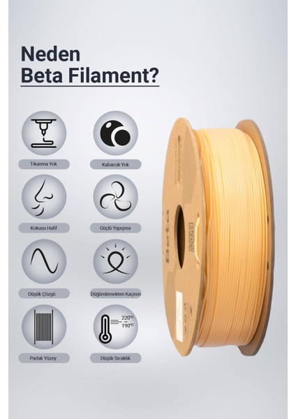 Pla High-Speed Filament Cream