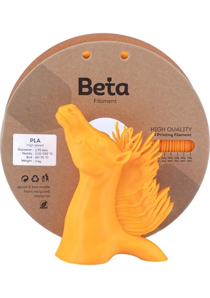 Pla High-Speed Filament Coral Orange