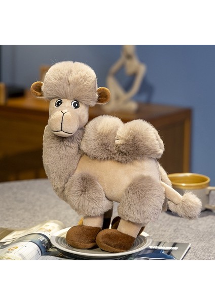 28 cm Yeni Karikatür Çöl Devesi Peluş Oyuncak Bebek Deve Sevimli Bebek (Yurt Dışından)