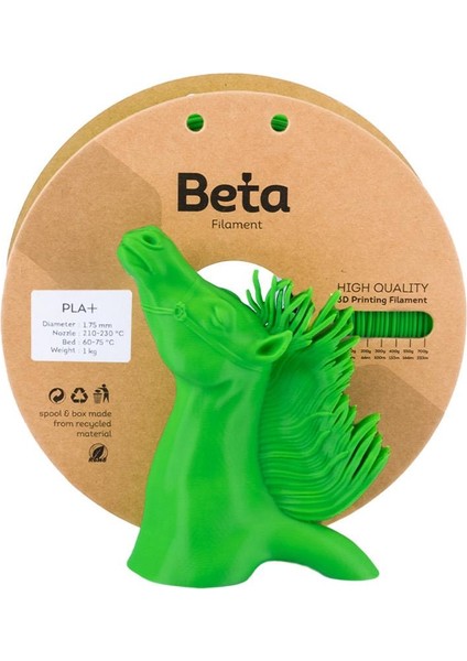 PLA+ Filament Neon Green