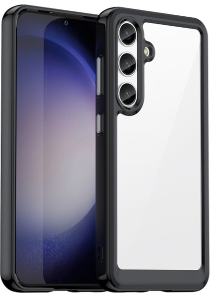 Samsung S24 Shield Serisi Darbeye Dayanıklı Yarı Esnek Plastik Tpu Kılıf