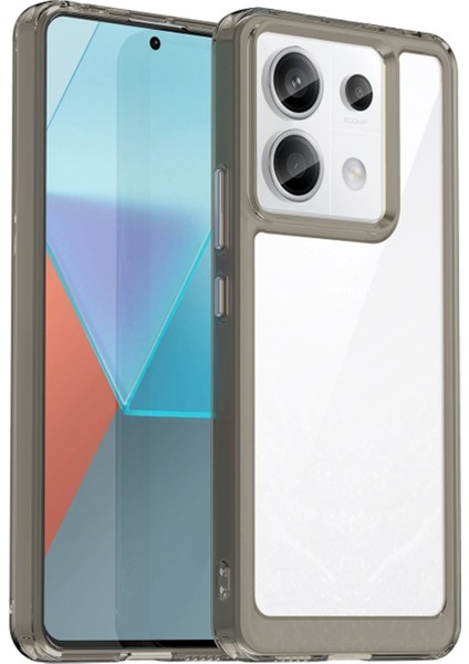 Poco X6 / Xiaomi Redmi Note 13 Pro 5g Shield Serisi Darbeye Dayanıklı Yarı Esnek Plastik Tpu Kılıf