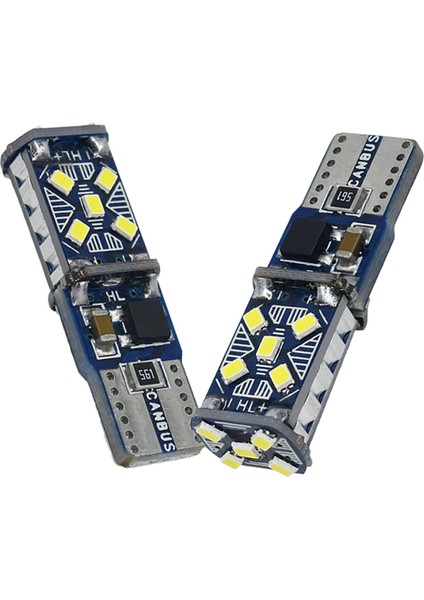 Dekoratif LED Ampul T10-20SMD CANBUS12-18V Çift Beyaz / LAAM864