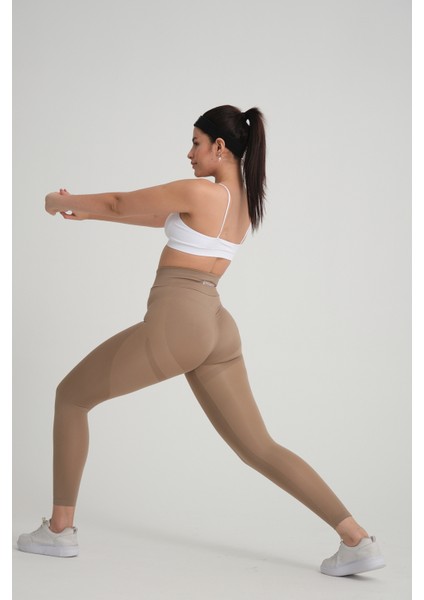 Kalçası Büzgülü Kalça Şekillendirici Push Up Yüksek Bel Toparlayıcı Spor Fitness Yoga Tayt fırsatları