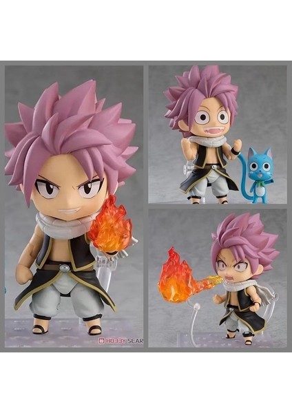 Fairy Tail Q Versiyonu Nendoroid 1741# Natsu Hareketli Figür Süsleme Modeli (Yurt Dışından)