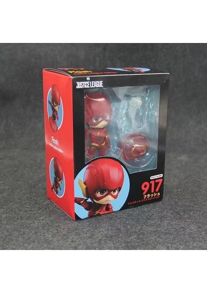 Justice League The Flash Flash 917# Q Versiyonu Kil Hareketli Figür Süsleme Modeli (Yurt Dışından)