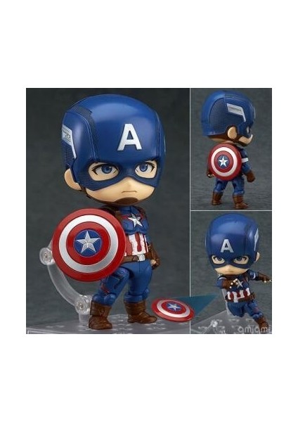Avengers S Versiyonu Nendoroid 618 Kaptan Amerika Hareketli Figür Süsleme Modeli (Yurt Dışından)