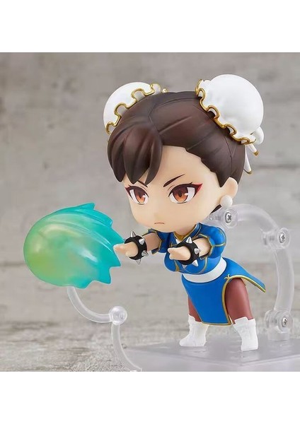 S Versiyonu Nendoroid 1993 # Street Fighter 2 Chun-Li Yüz Değiştiren Hareketli Bebek Kutulu Şekilli Kalıp (Yurt Dışından) modelleri