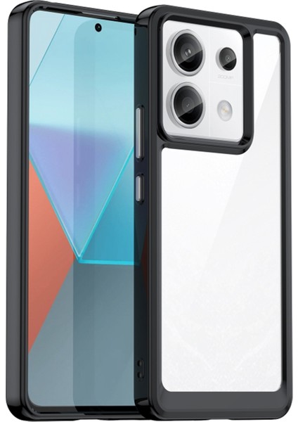 Poco X6 / Xiaomi Redmi Note 13 Pro 5g Shield Serisi Darbeye Dayanıklı Yarı Esnek Plastik Tpu Kılıf