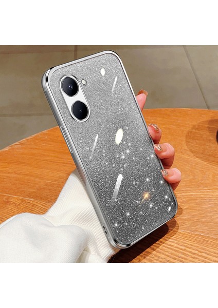 Oppo Realme C33 Elektroliz Parıltılı Lüks Yumuşak Silikon Kılıf Için Uygundur (Yurt Dışından)