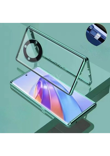 Oppo Realme 11 Pro Cep Telefonu Kılıfı Için Uygundur Magneto Manyetik Metal Düşmeyi Önleyici Çift Taraflı Kamera (Yurt Dışından)