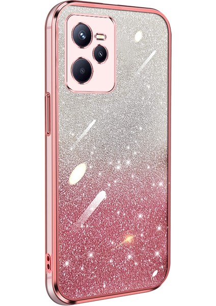 Oppo Realme C35 Elektroliz Parıltılı Lüks Yumuşak Silikon Kılıf Için Uygundur (Yurt Dışından) fiyatları