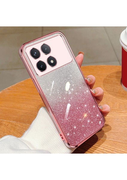 Xiaomi Redmi K70E Için Işıltılı Çıkartmalı Kaplama Telefon Kılıfları (Yurt Dışından)