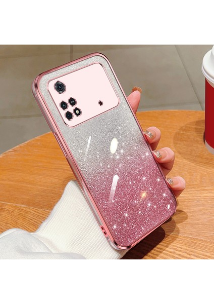 Xiaomi Poco M4 Pro 4g Için Işıltılı Çıkartmalı Kaplama Telefon Kılıfları (Yurt Dışından)