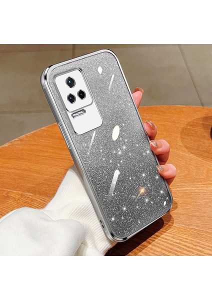 Xiaomi Poco F4 Gt Için Işıltılı Çıkartmalı Kaplama Telefon Kılıfları (Yurt Dışından)