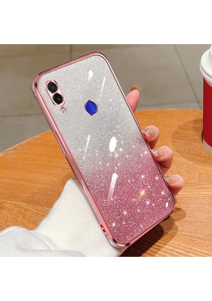 Xiaomi Redmi Note 7 Için Işıltılı Çıkartmalı Kaplama Telefon Kılıfları (Yurt Dışından)