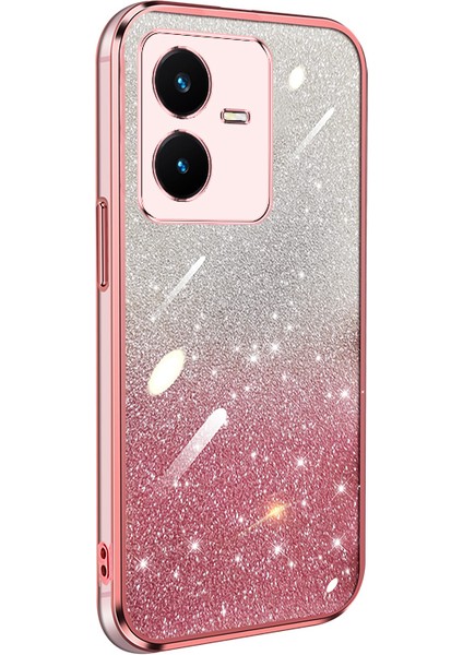 Vivo Y22/Y22S Için Işıltılı Çıkartmalı Kaplama Telefon Kılıfları (Yurt Dışından) fiyatları