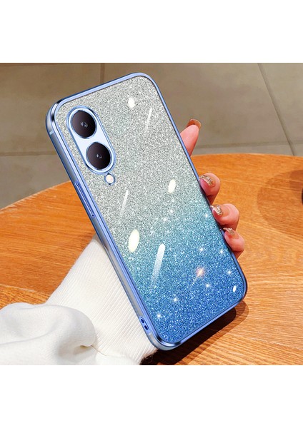 Vivo Y17S Için Işıltılı Çıkartmalı Kaplama Telefon Kılıfları (Yurt Dışından)